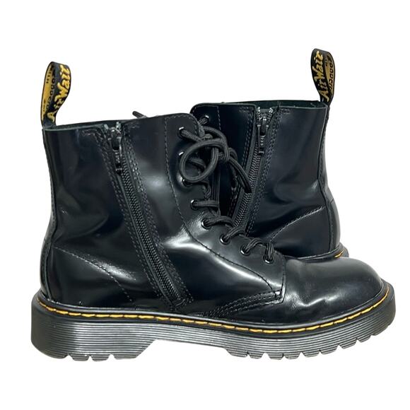 Dr. Martens Pascal Bex 1460 Black Leather Lace Up Women’s 6 Ankle Boots WORN 1X - Picture 6 of 8